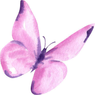 Purple Butterfly Watercolor